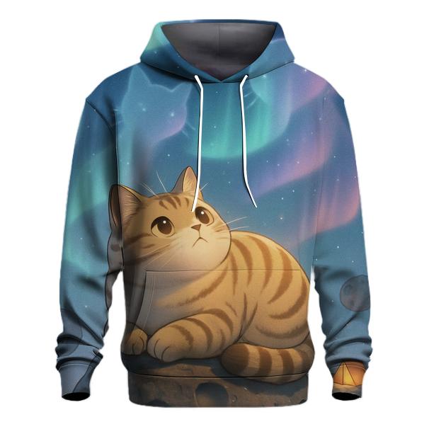 Aurora Stargazer Cat Camp graphic hoodies