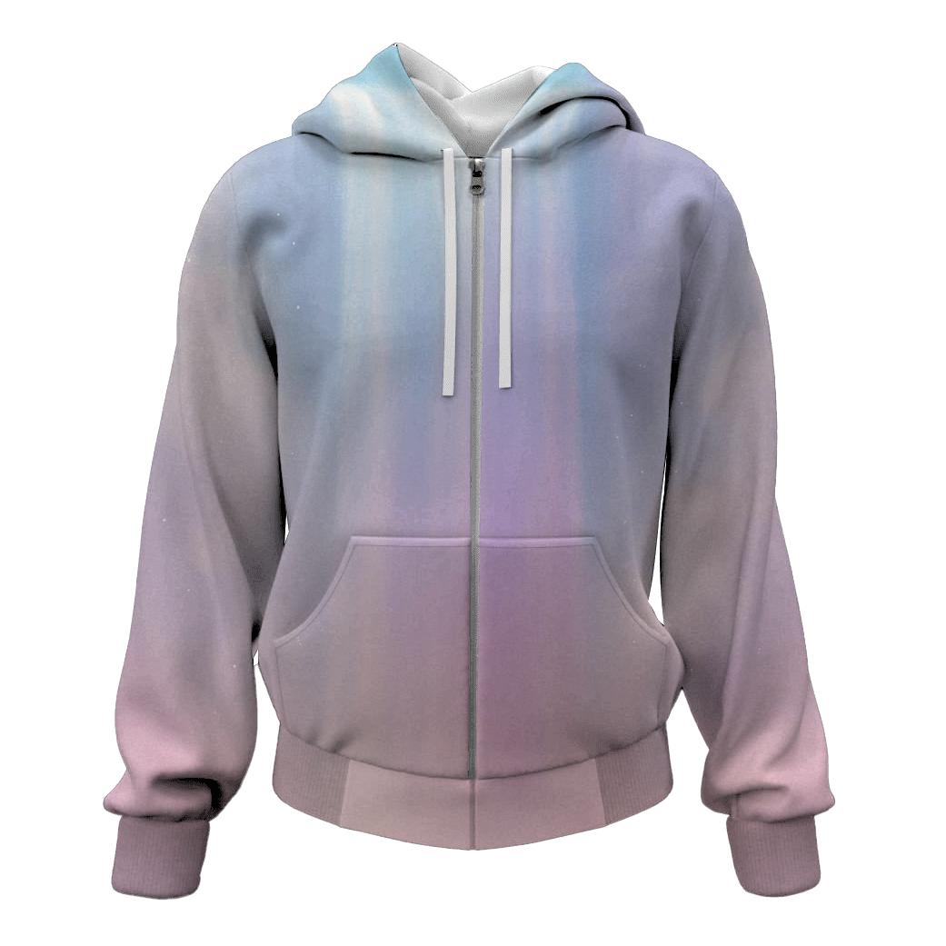Pastel Cascade Gradient Waterfall designer hoodies