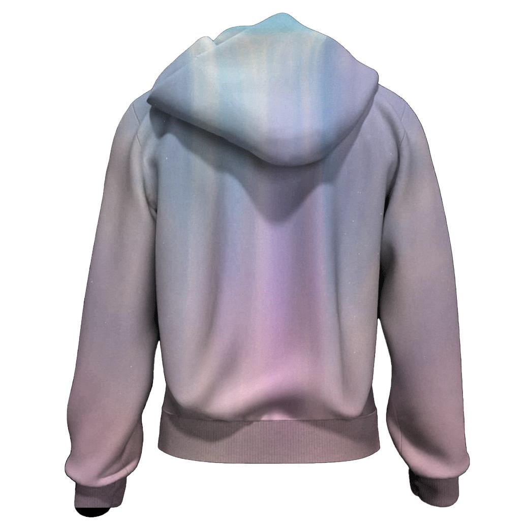 Pastel Cascade Gradient Waterfall designer hoodies