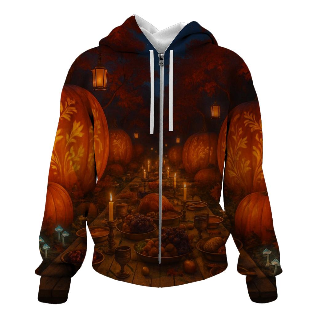Enchanted Pumpkin Patch Supper premium hoodies