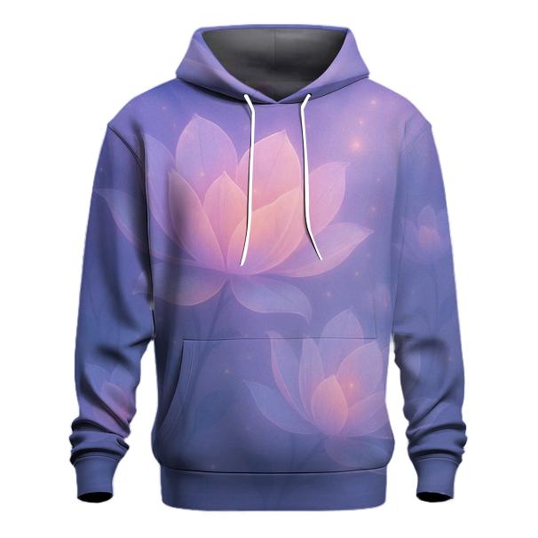Aurora Bloom Gradient Garden pullover hoodies