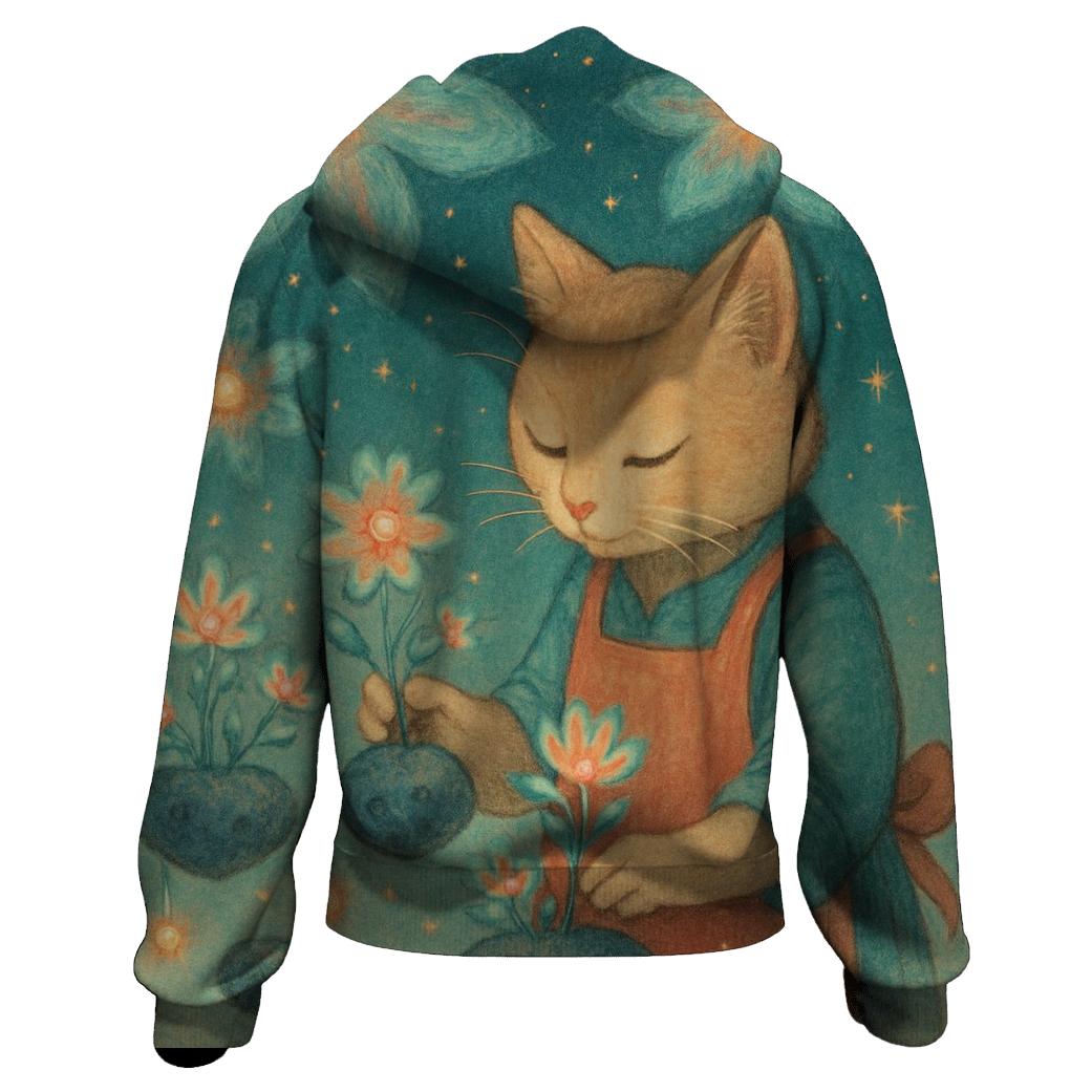 Stargarden Florist Cat hoodie styles