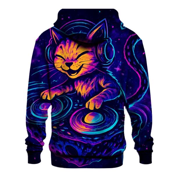 Galactic DJ Cat Eclipse hoodie trends