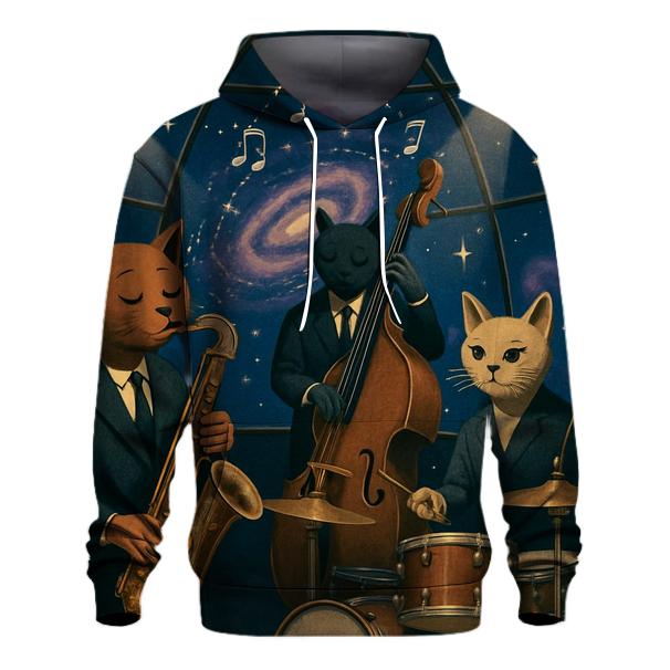 Zero Gravity Jazz Cat Trio hoodie styles