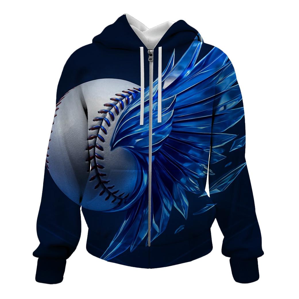 Featherlight Blue-Jays Velocity Fusion designer hoodies