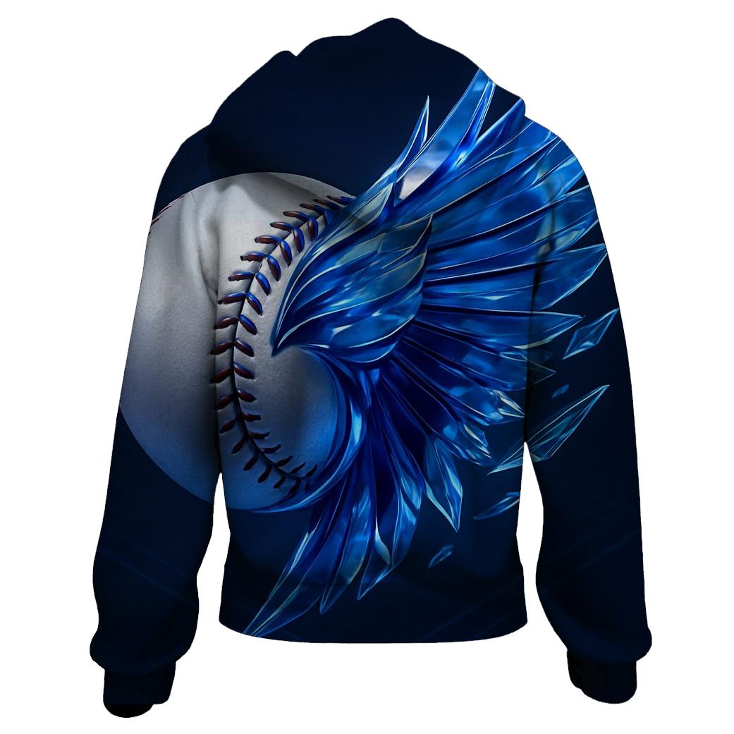 Featherlight Blue-Jays Velocity Fusion designer hoodies
