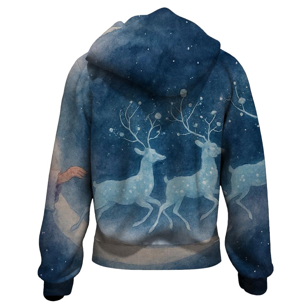 Galactic Reindeer Parade hoodie designs