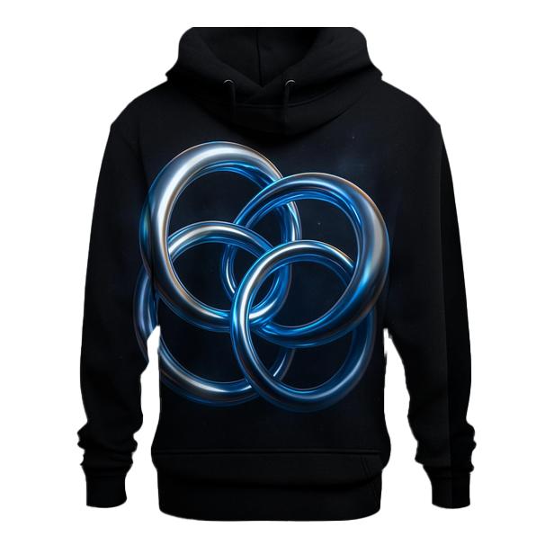 Chromatic Eclipse Gradient Rings lightweight hoodies
