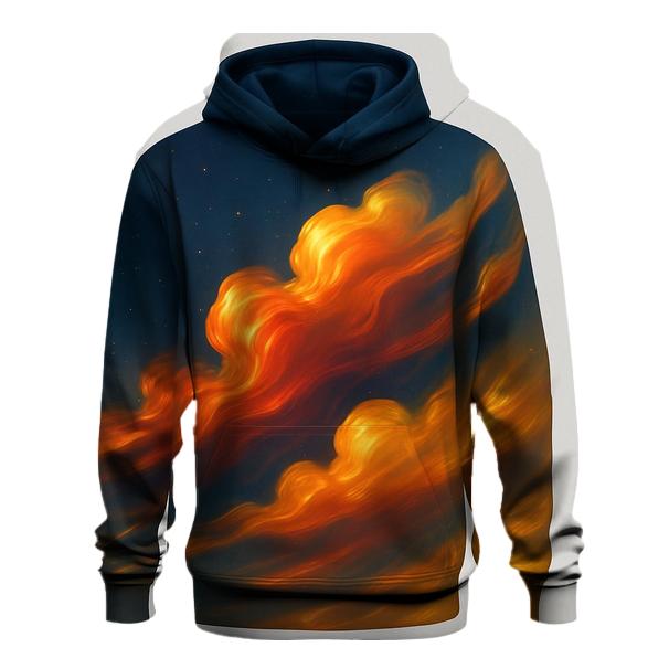 Prismatic Drift Gradient Clouds lightweight hoodies