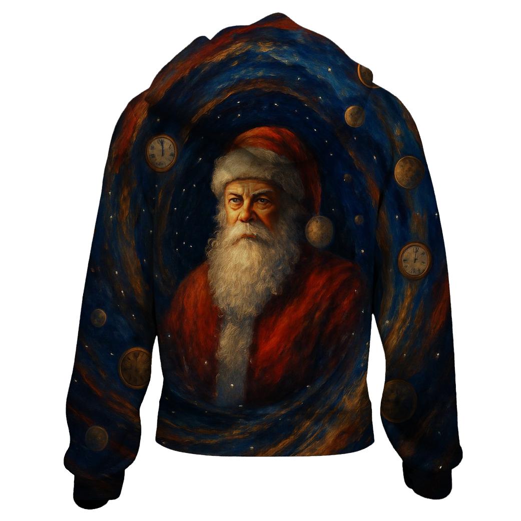 Time Warp Chimney Santa custom hoodies
