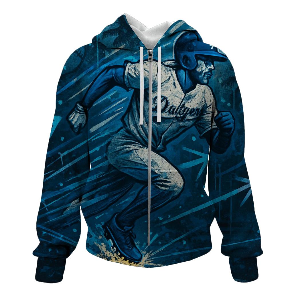 Blue Comet Basepath Charge zip-up hoodies