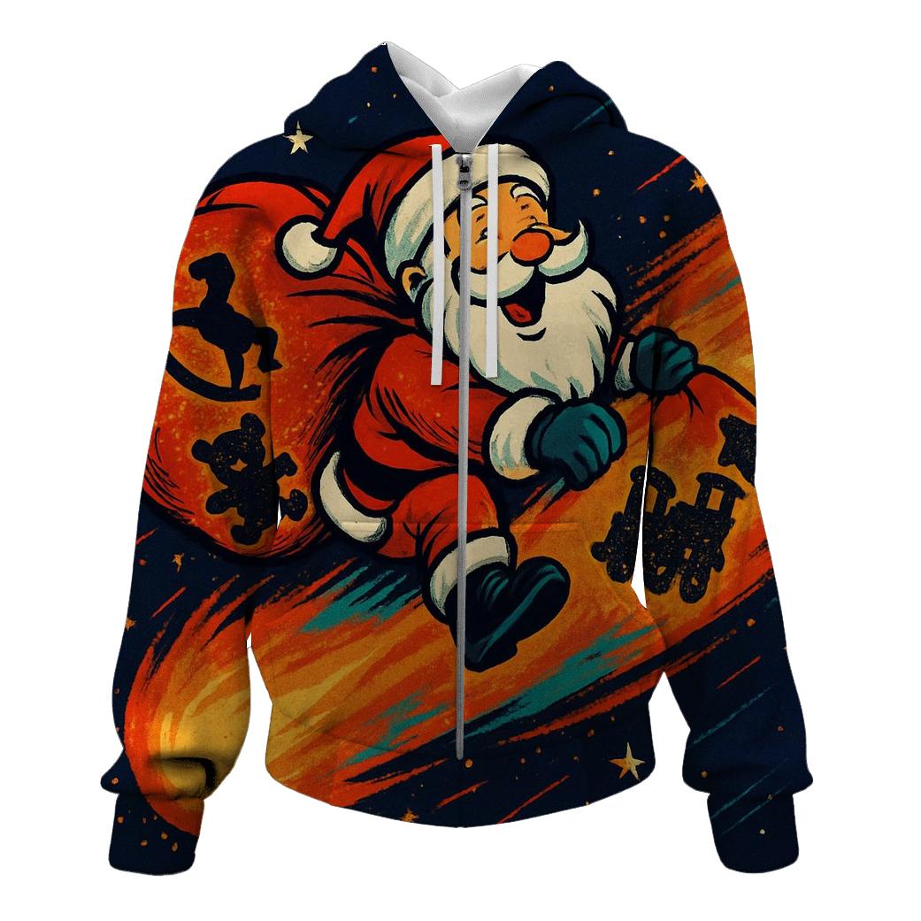 Meteor Trail Toy Delivery heavyweight hoodies