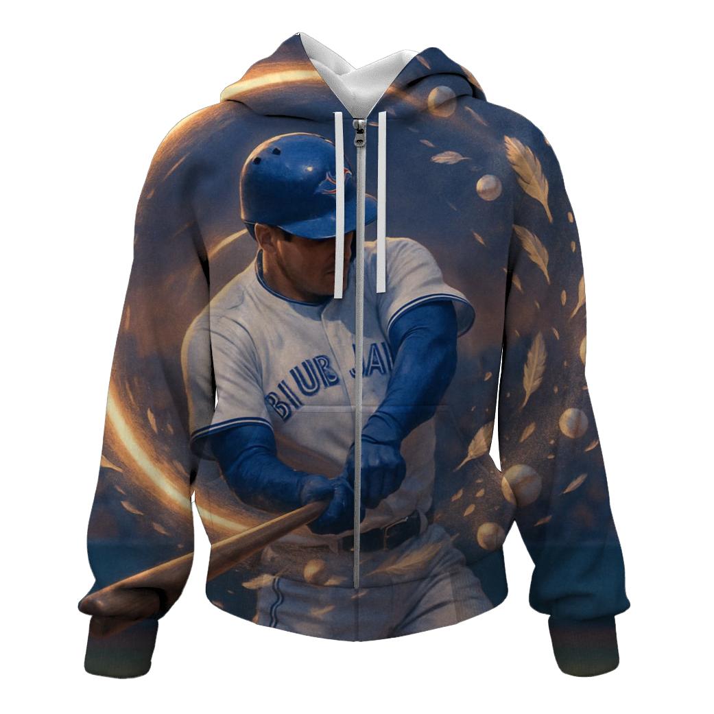 Halo Trail Swing Blue-Jays Vision custom hoodies
