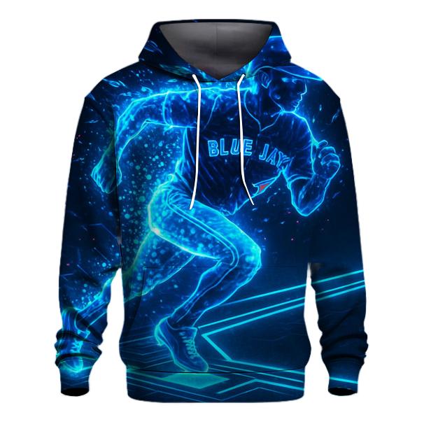 Feather Circuit Sprint Blue Jays Concept embroidered hoodies