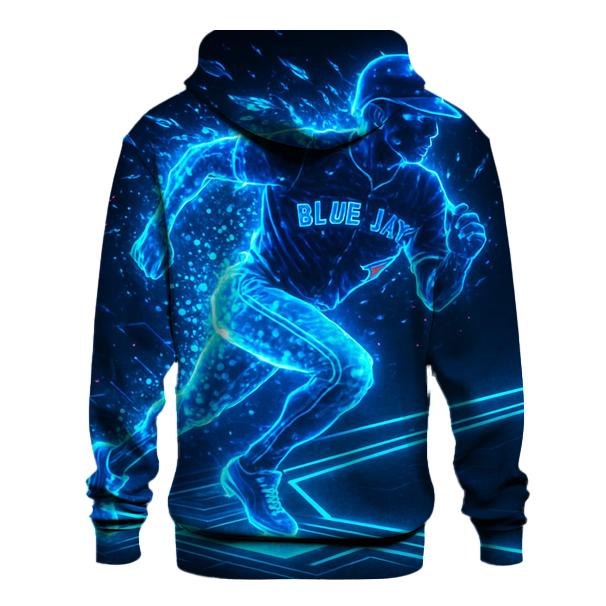 Feather Circuit Sprint Blue Jays Concept embroidered hoodies