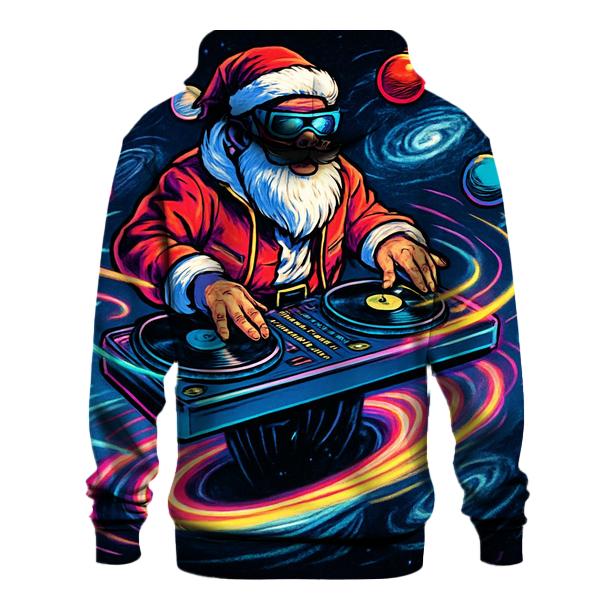 Black Hole DJ Santa designer hoodies