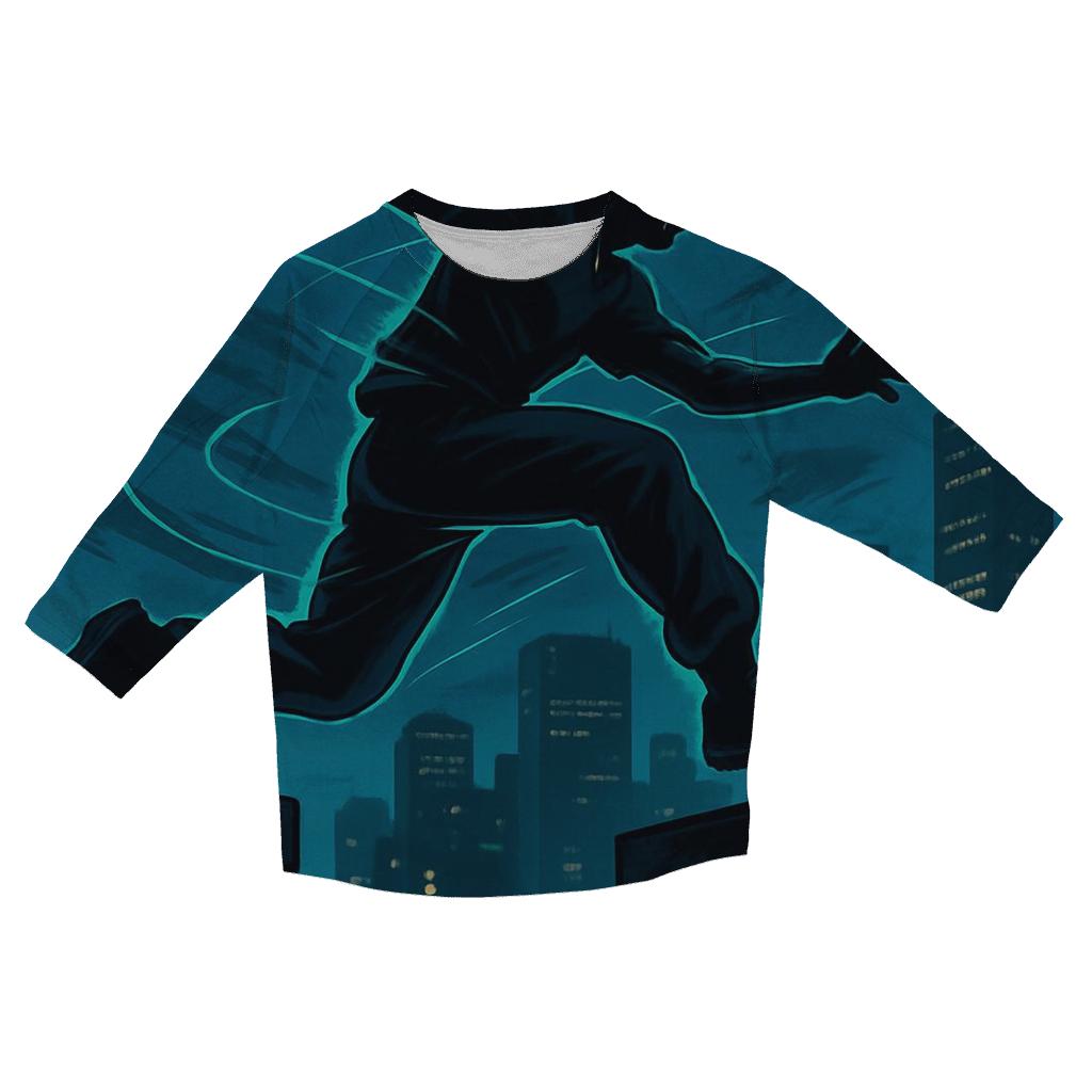 Urban Parkour Momentum designer 3/4 sleeve blouses
