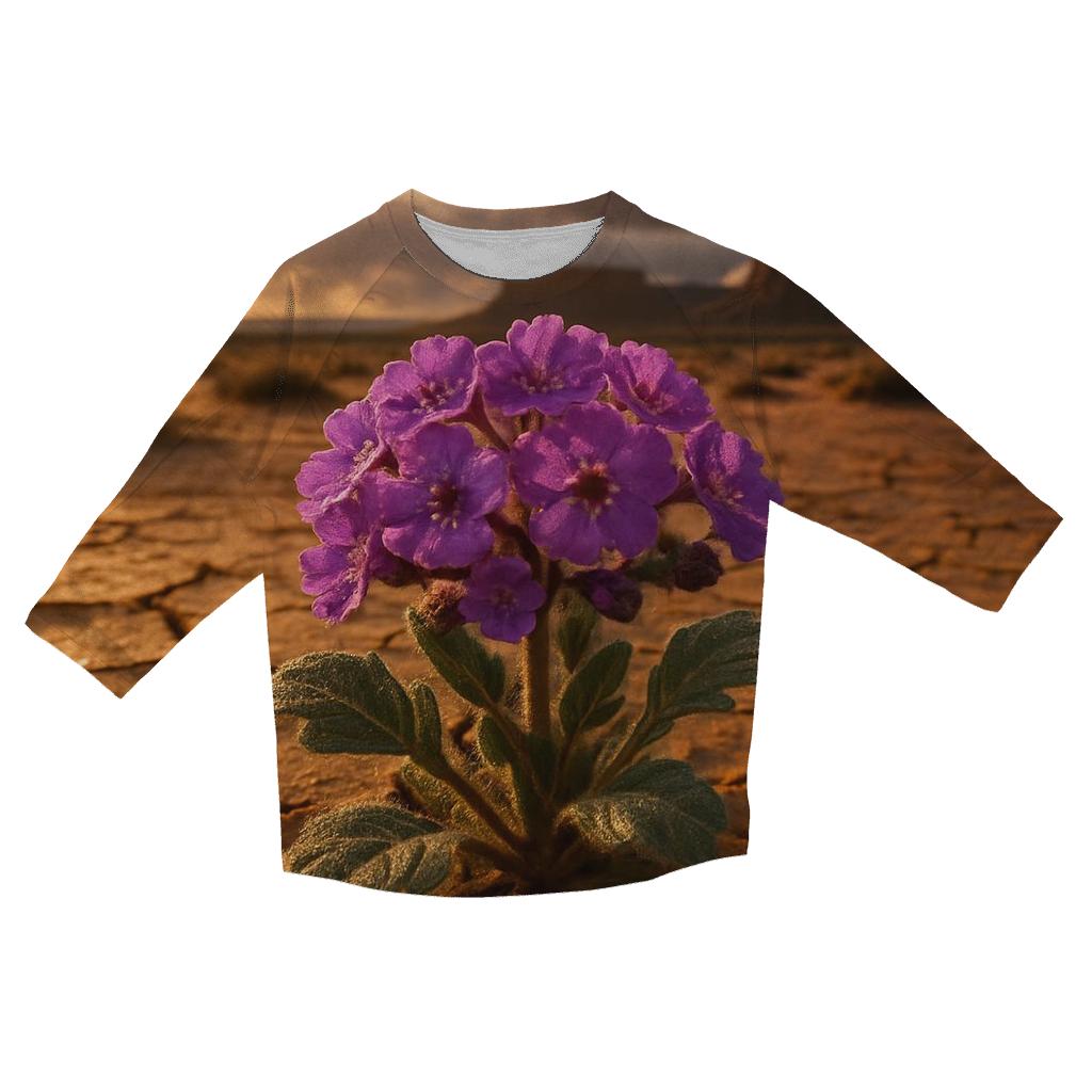 Desert Ephemeral Bloom After Rain fashion 3/4 sleeve shirts