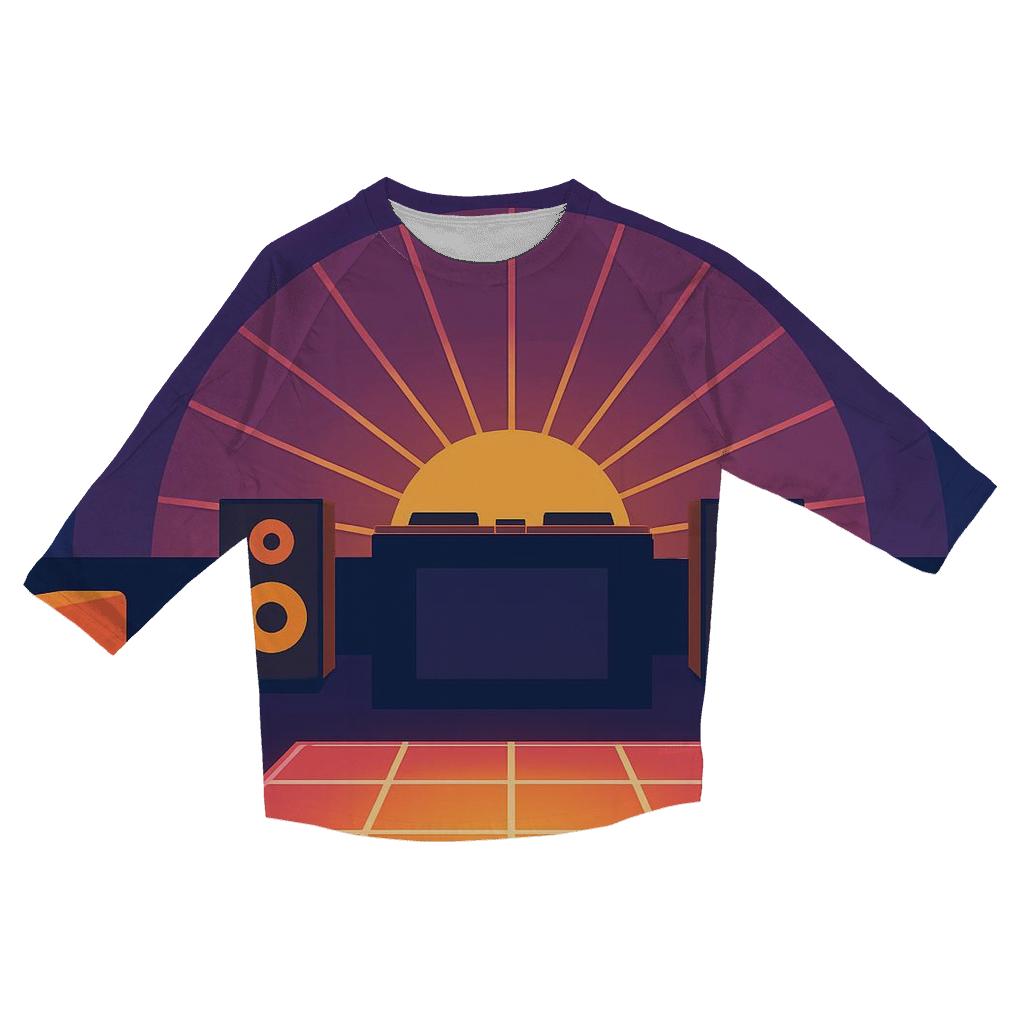 Disco Lounge Horizon trendy 3/4 sleeve tops