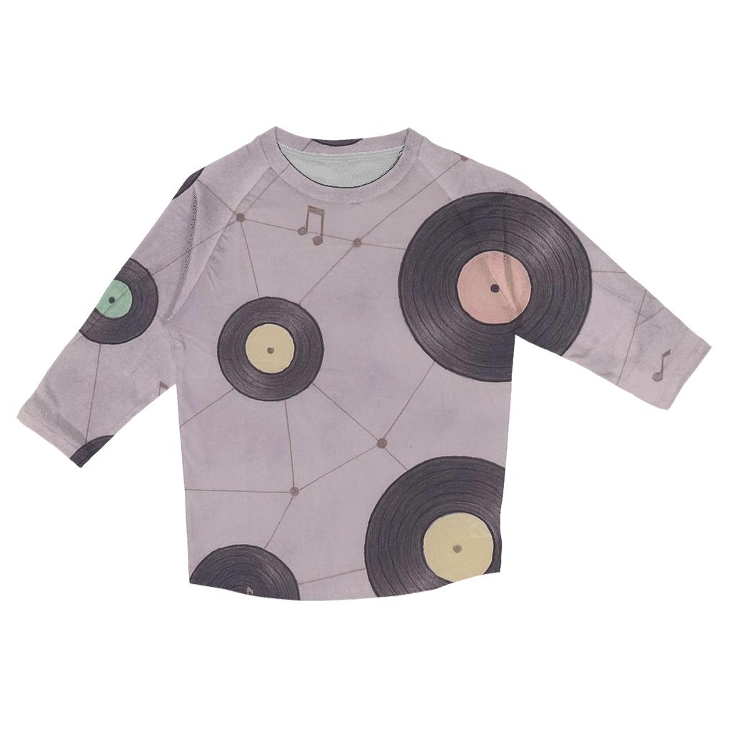 Pastel Vinyl Constellations custom 3/4 sleeve shirts