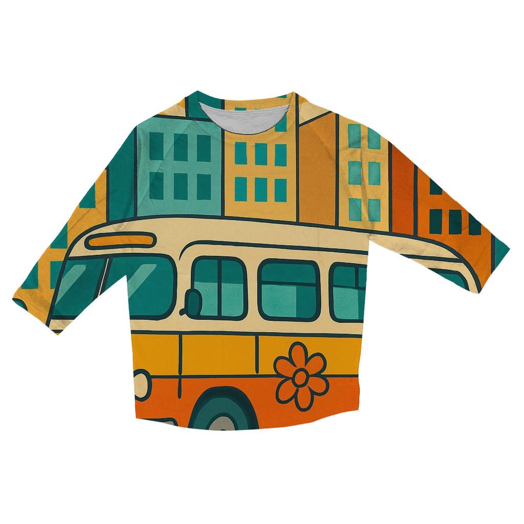 Groove Bus City Ride stylish quarter sleeve tops