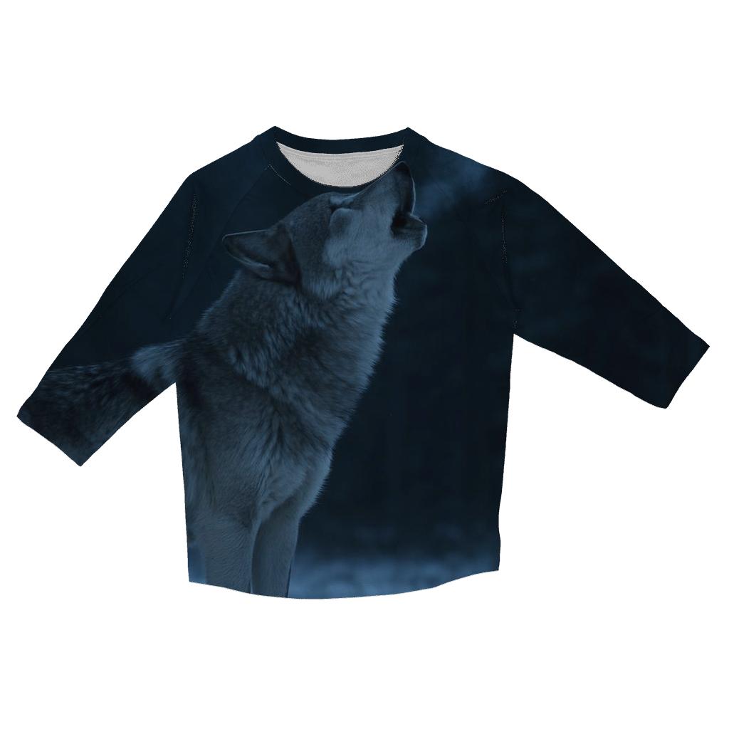 Blue Hour Wolf Chorus stylish quarter sleeve tops