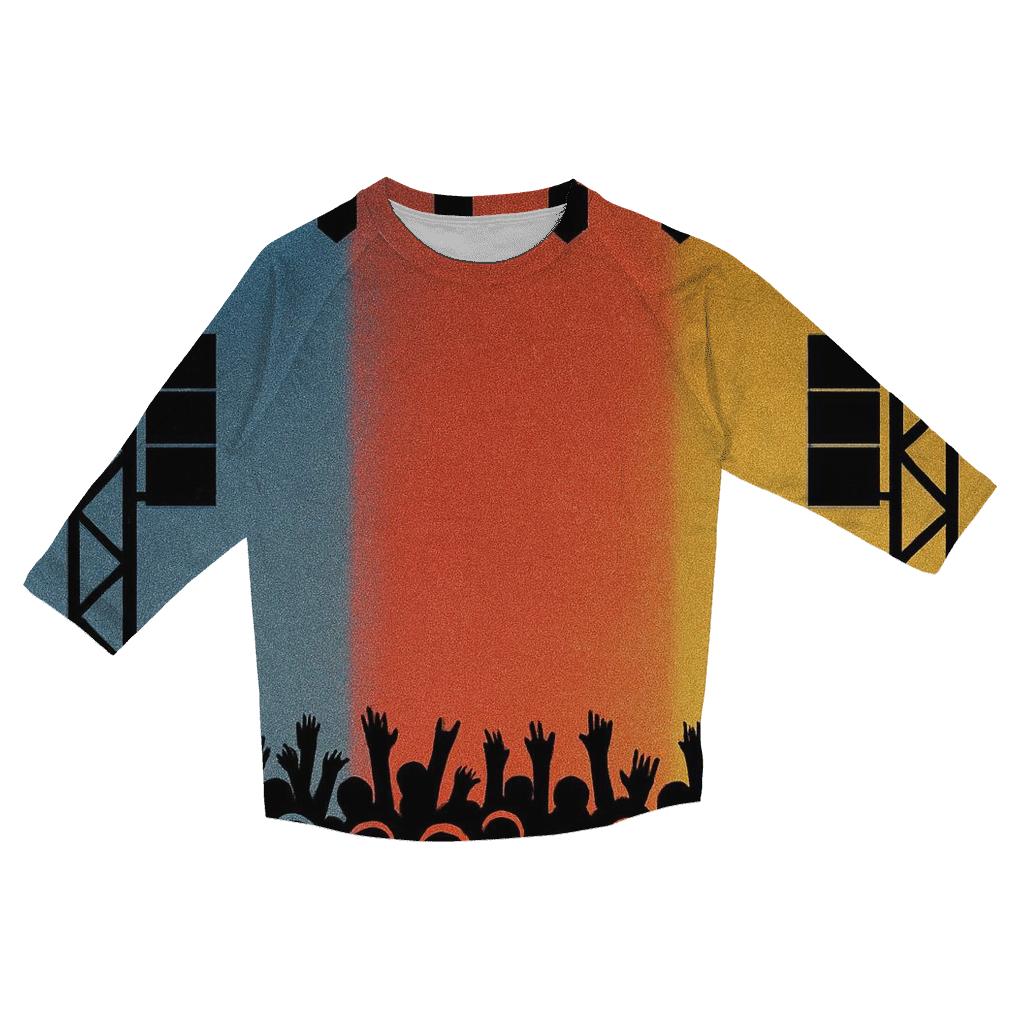 Chromatic Stage Silhouettes cotton quarter sleeve shirts