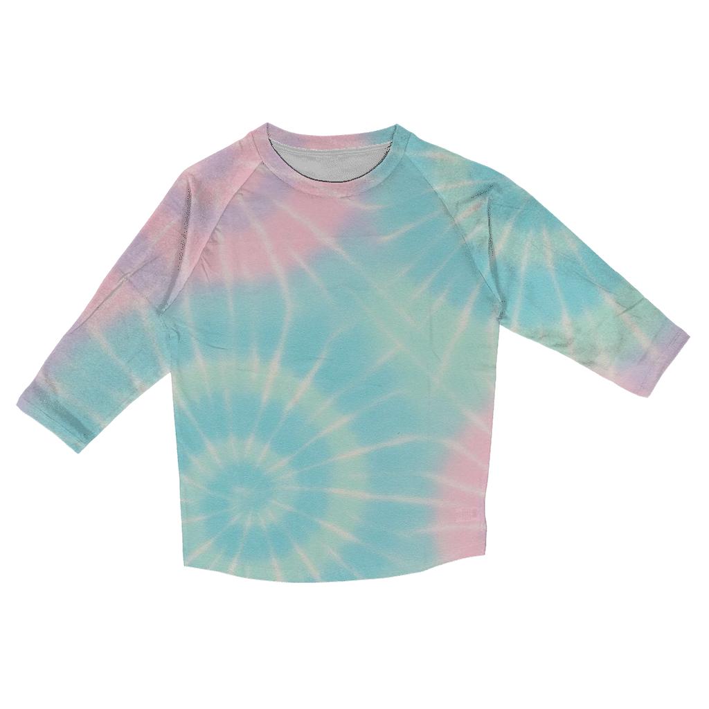Pastel Galaxy Spiral Cluster custom 3/4 sleeve shirts