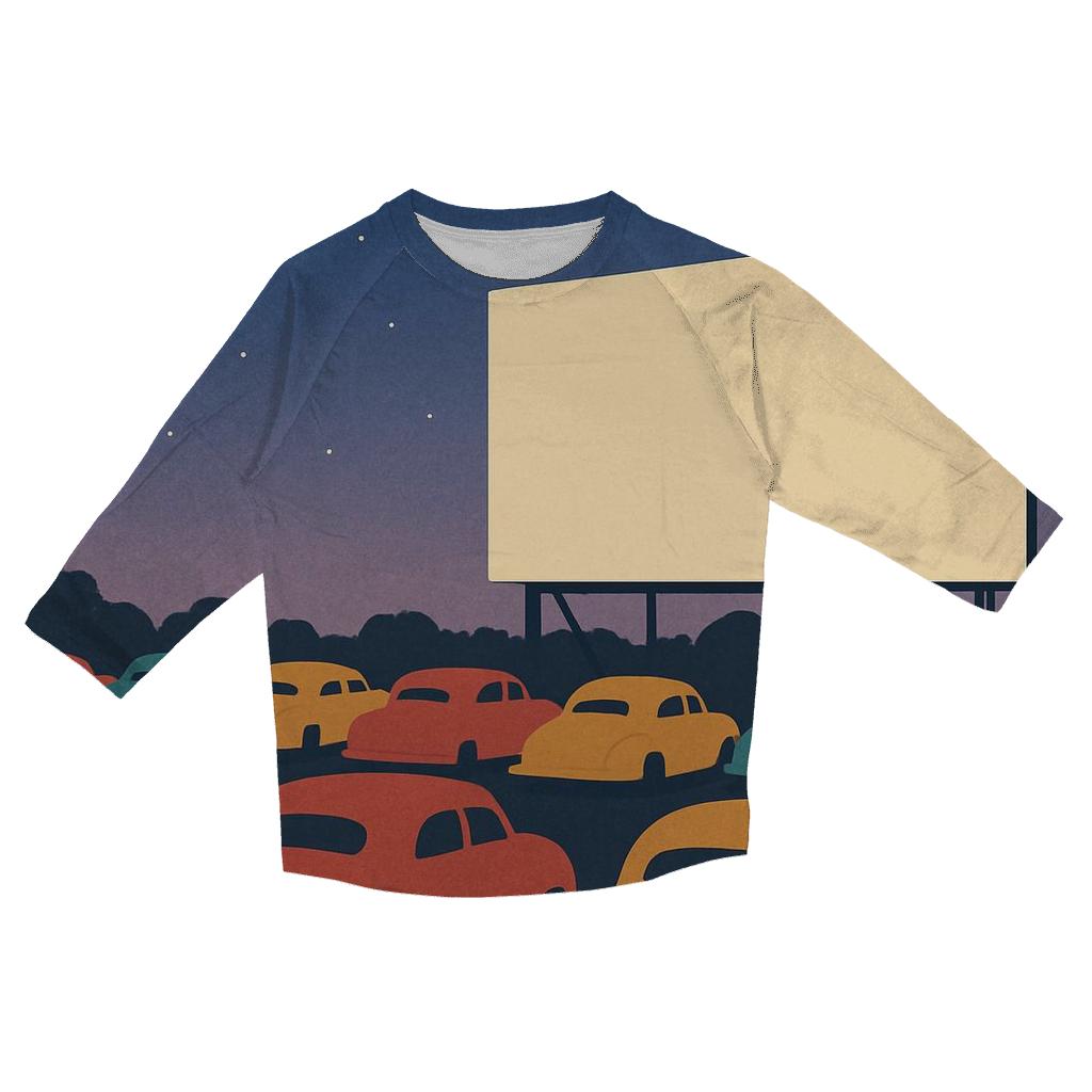 Summer Drive In Cinema personalized 3/4 sleeve tees