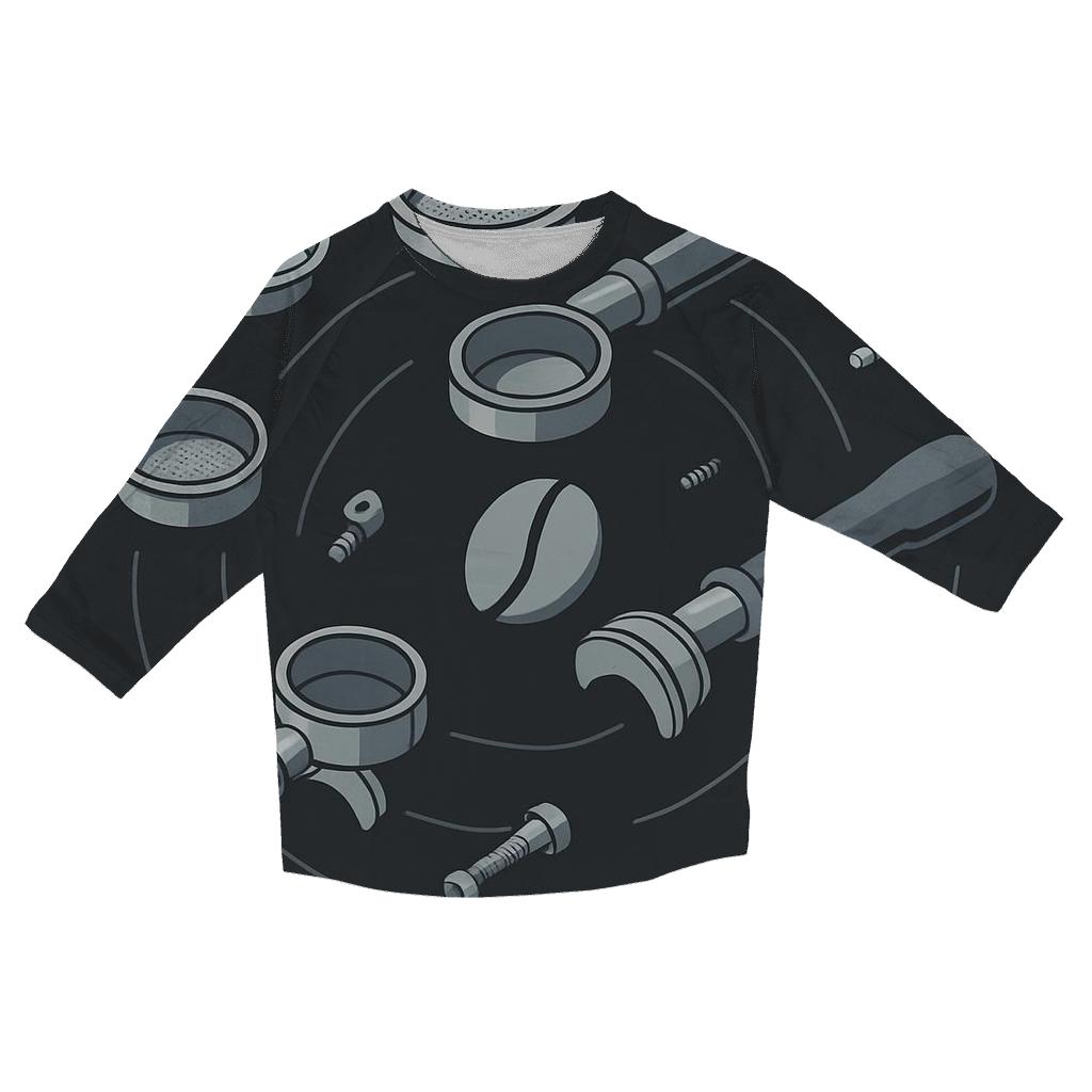 Espresso Gear Orbit cotton quarter sleeve shirts