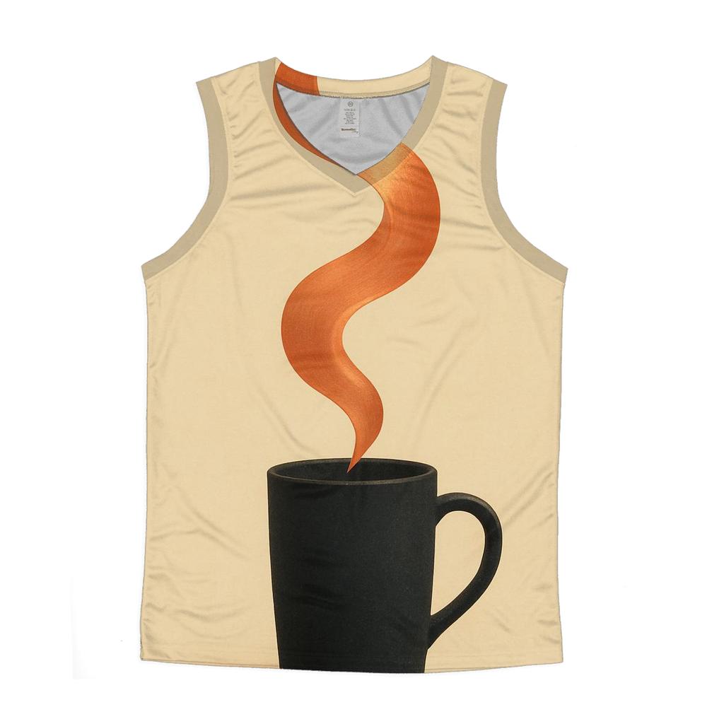 Copper Steam Ribbon casual summer tank tops