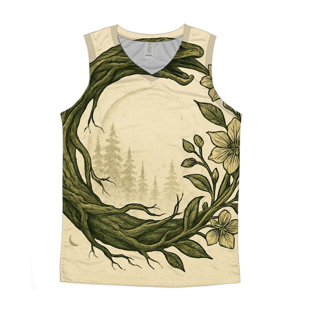 Forest Spirit Ouroboros sports performance tank tops