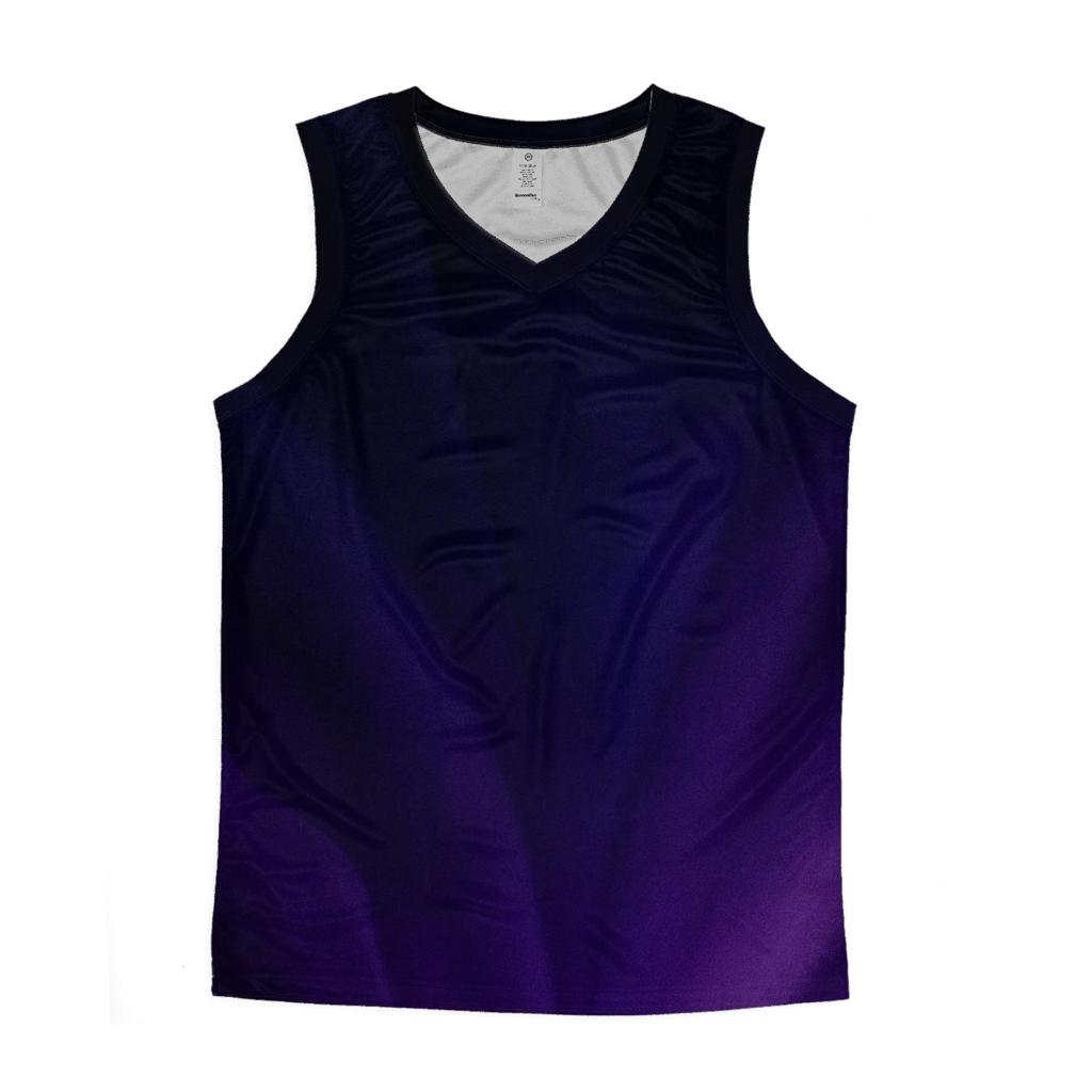 Midnight Orchid Fade personalized athletic tanks