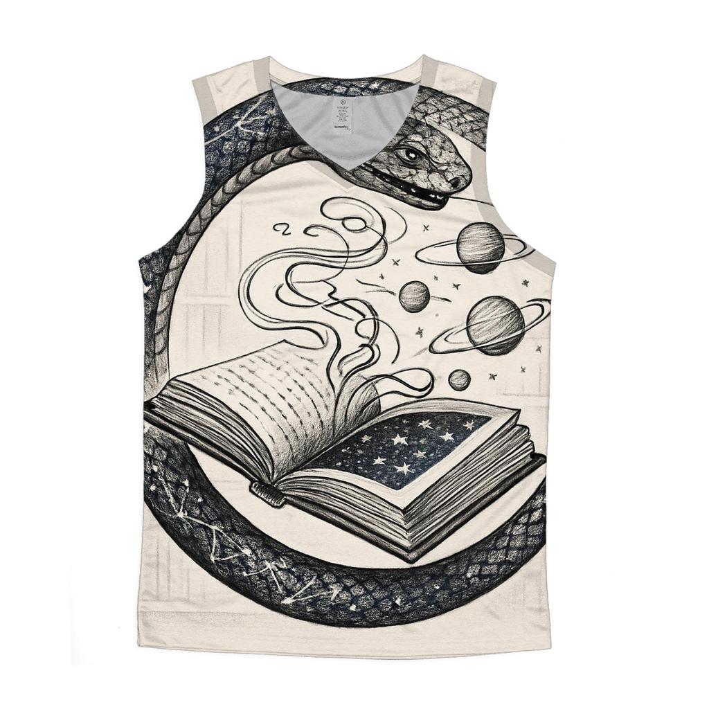 Astral Library Ouroboros custom tank tops