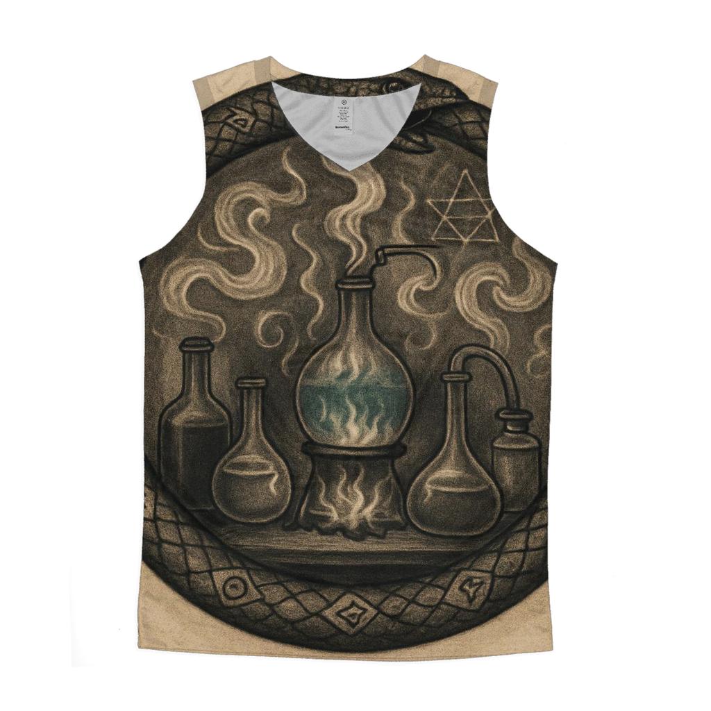 Alchemical Lab Ouroboros casual summer tank tops
