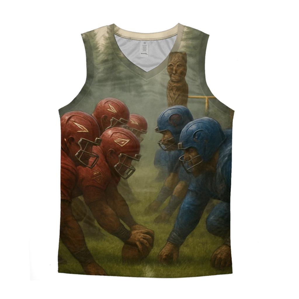 Forest Edge Battlefield Game stylish racerback tanks