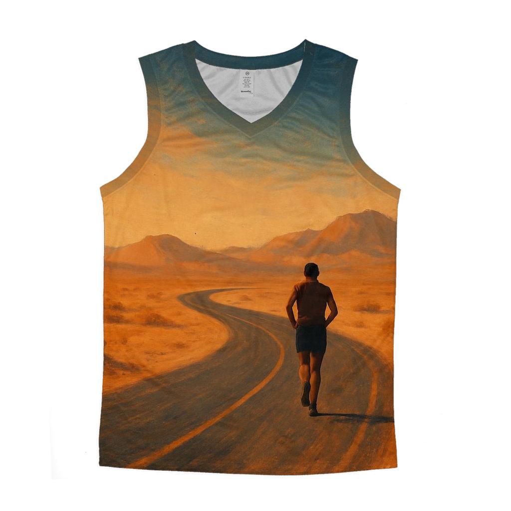 Desert Marathon Horizon stylish racerback tanks