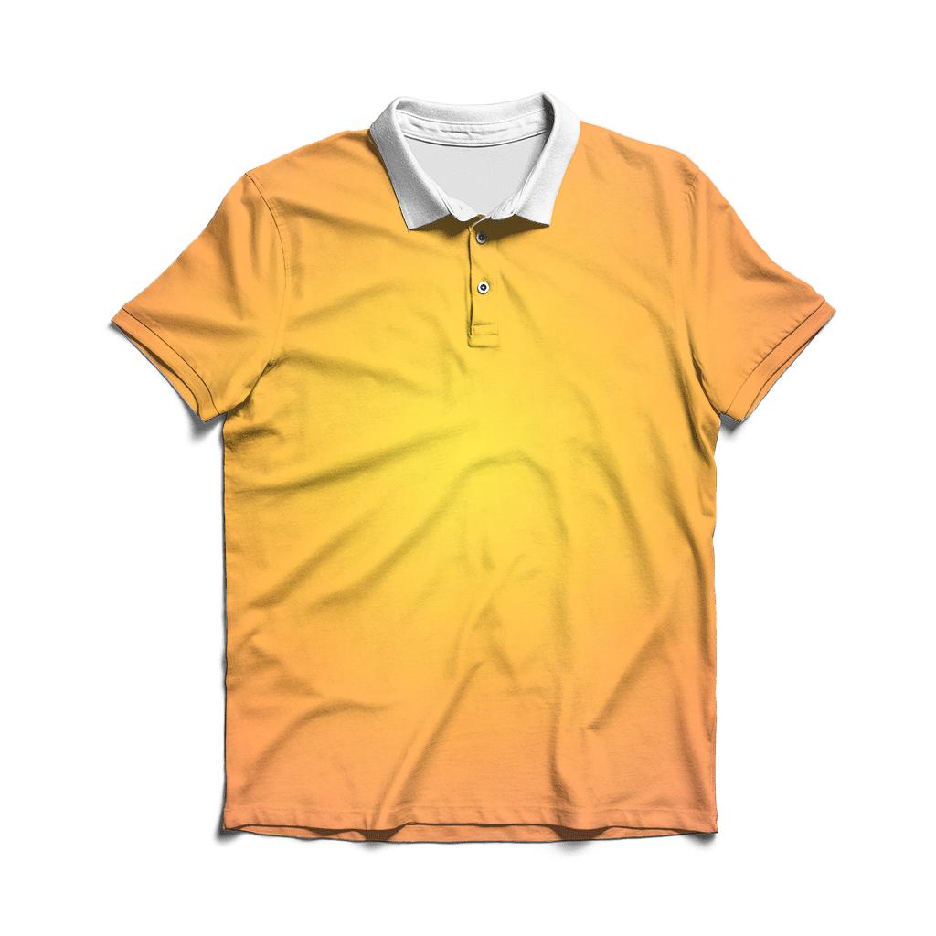 Citrus Sky Bloom premium cotton polo shirts