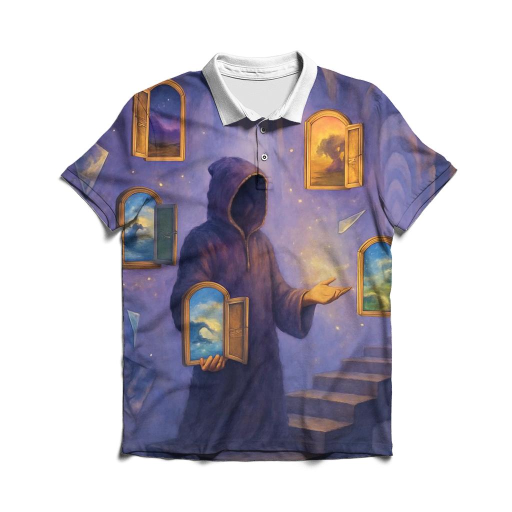 Juggler Of Parallel Doors custom polo shirts