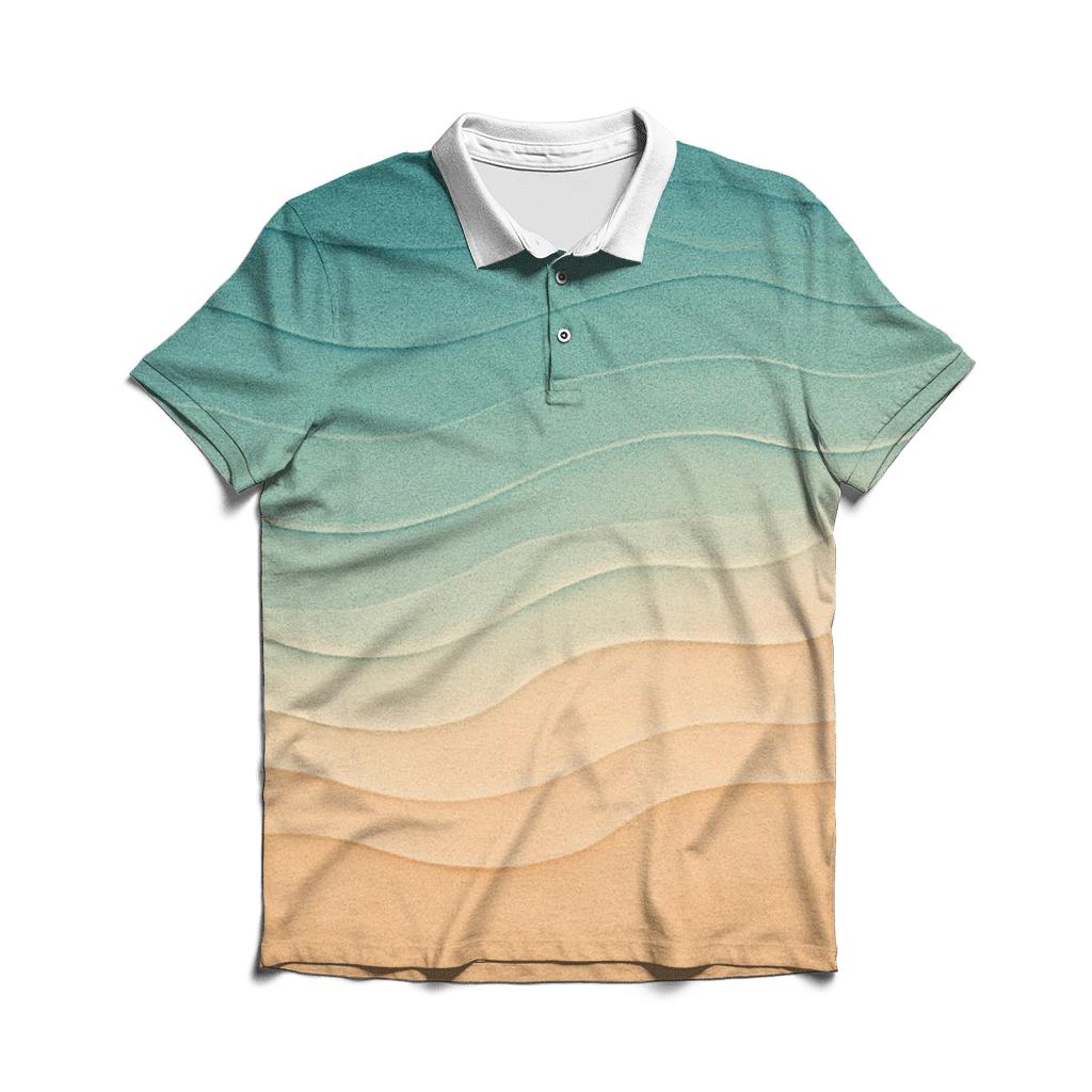 Tidal Sand Mirage premium cotton polo shirts
