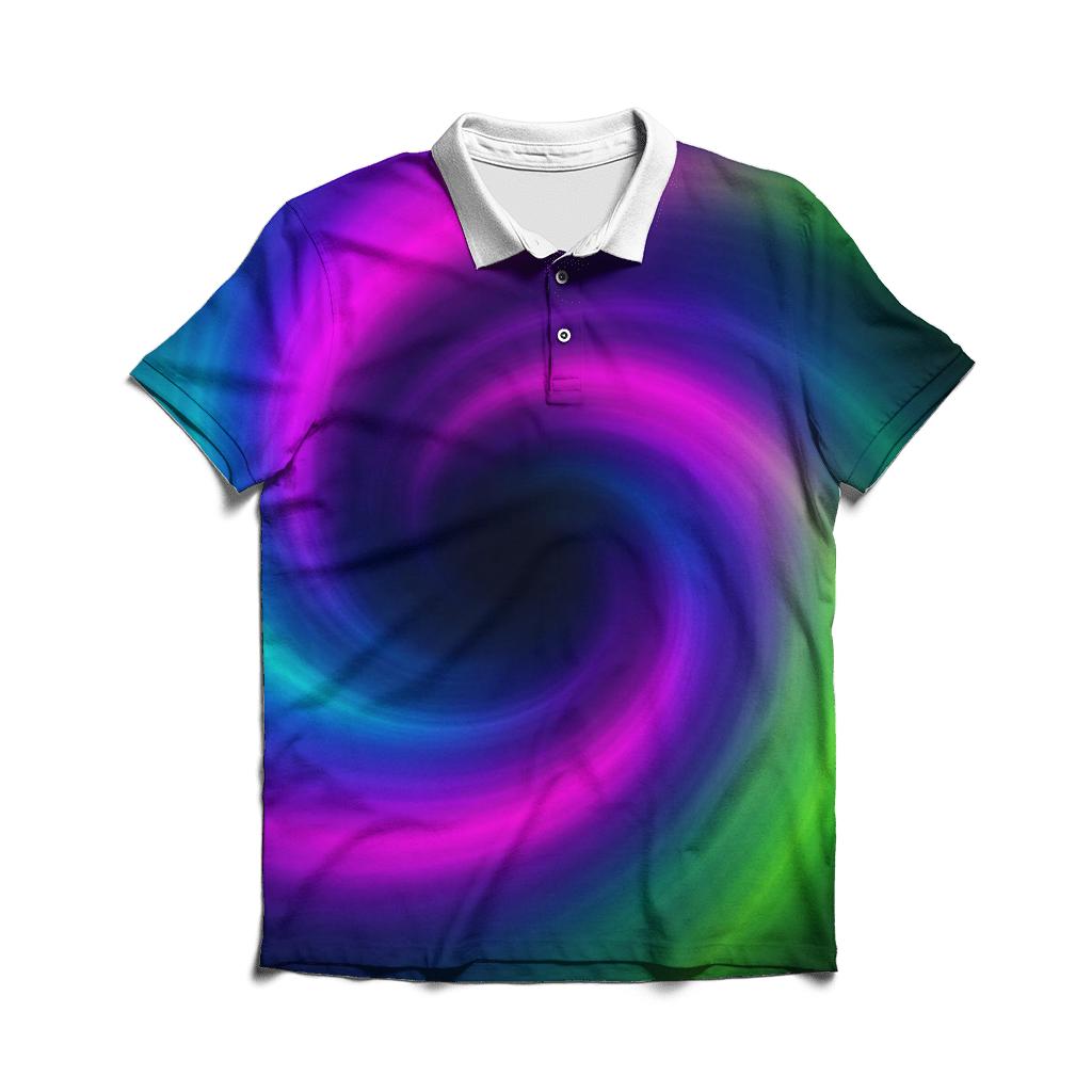 Neon Vapor Spiral classic pique polos