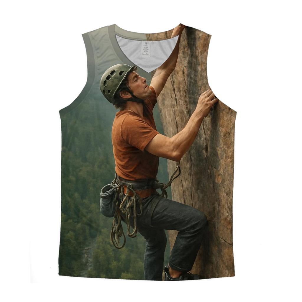 Emerald Mountain Climb custom tank tops