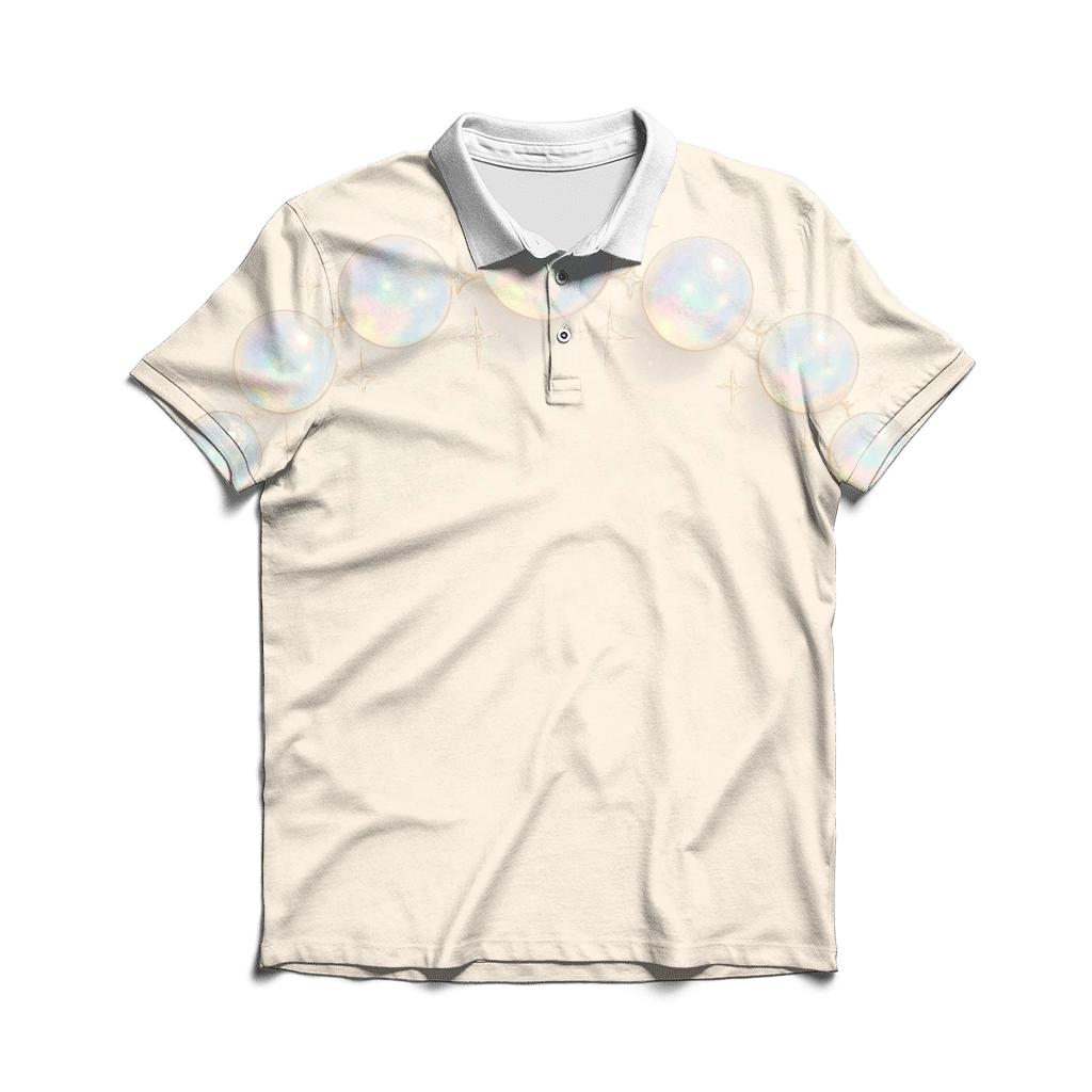Opaline Star Cluster Crown casual sports polo shirts