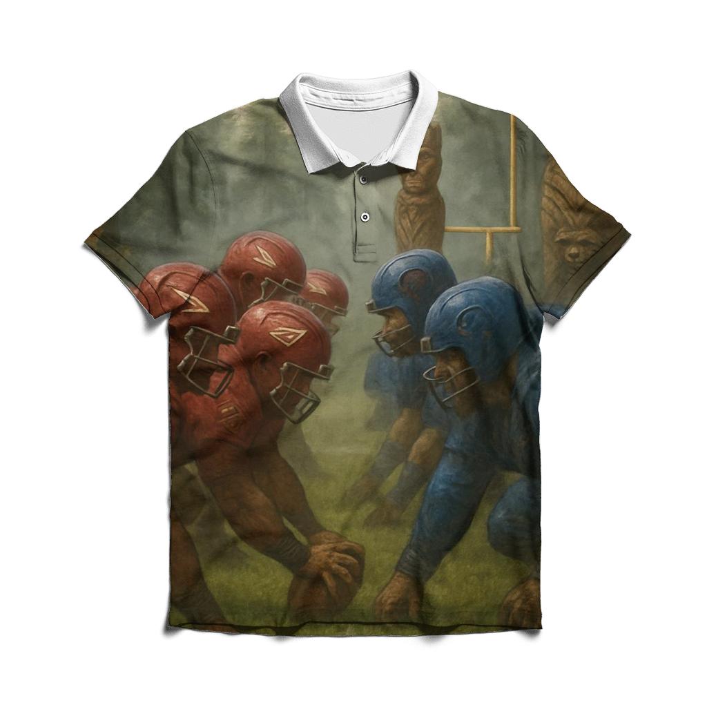 Forest Edge Battlefield Game classic pique polos