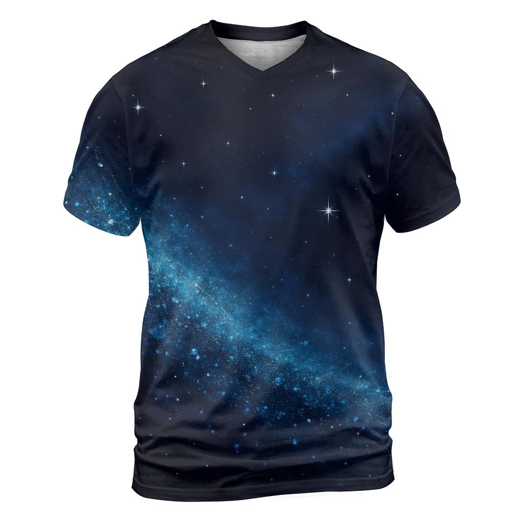 Cosmic Glitter Tide statement graphic shirts