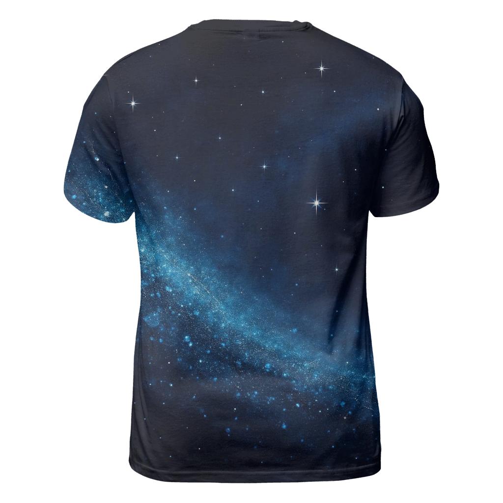 Cosmic Glitter Tide statement graphic shirts