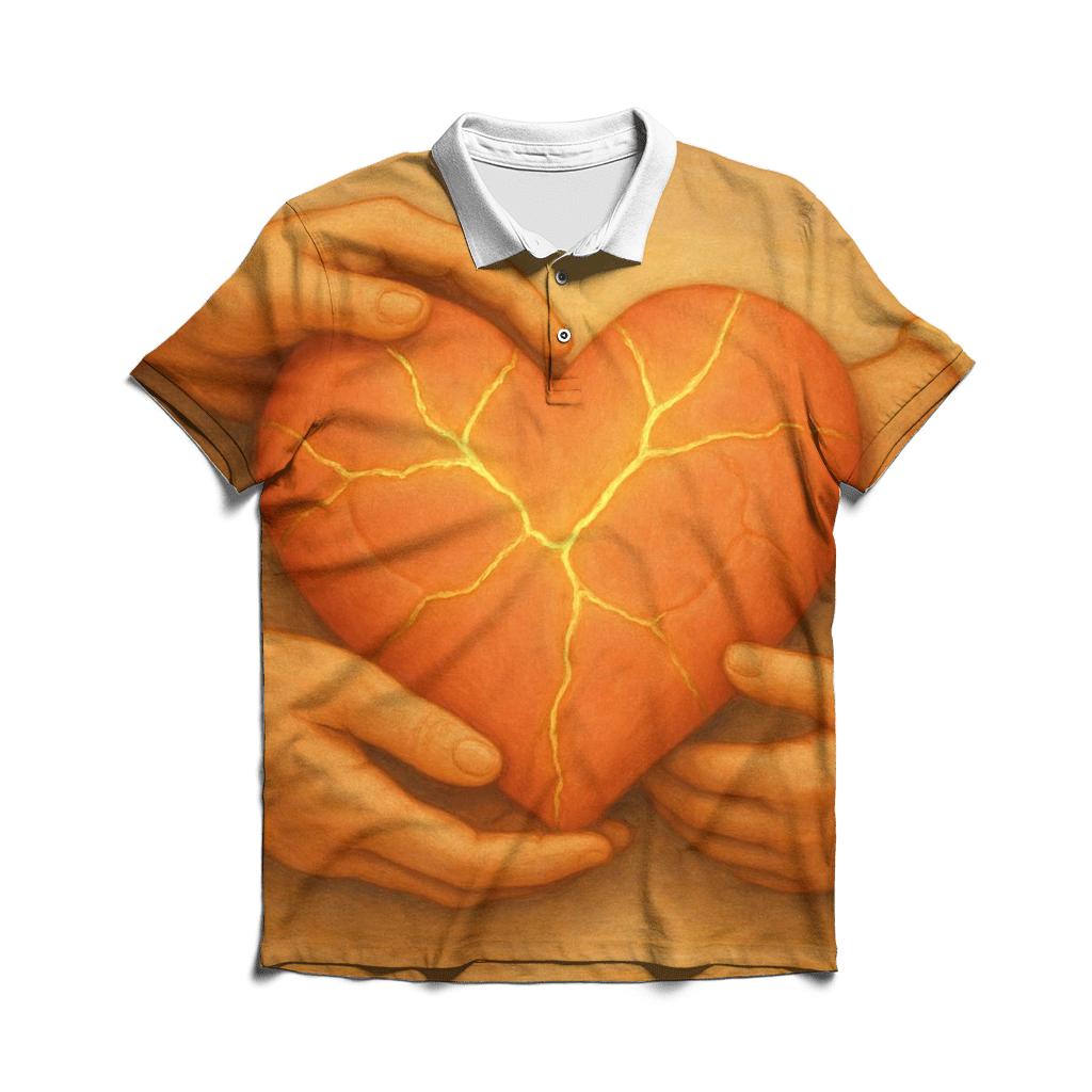 Her Love Teaching My Heart To Begin Again classic pique polos