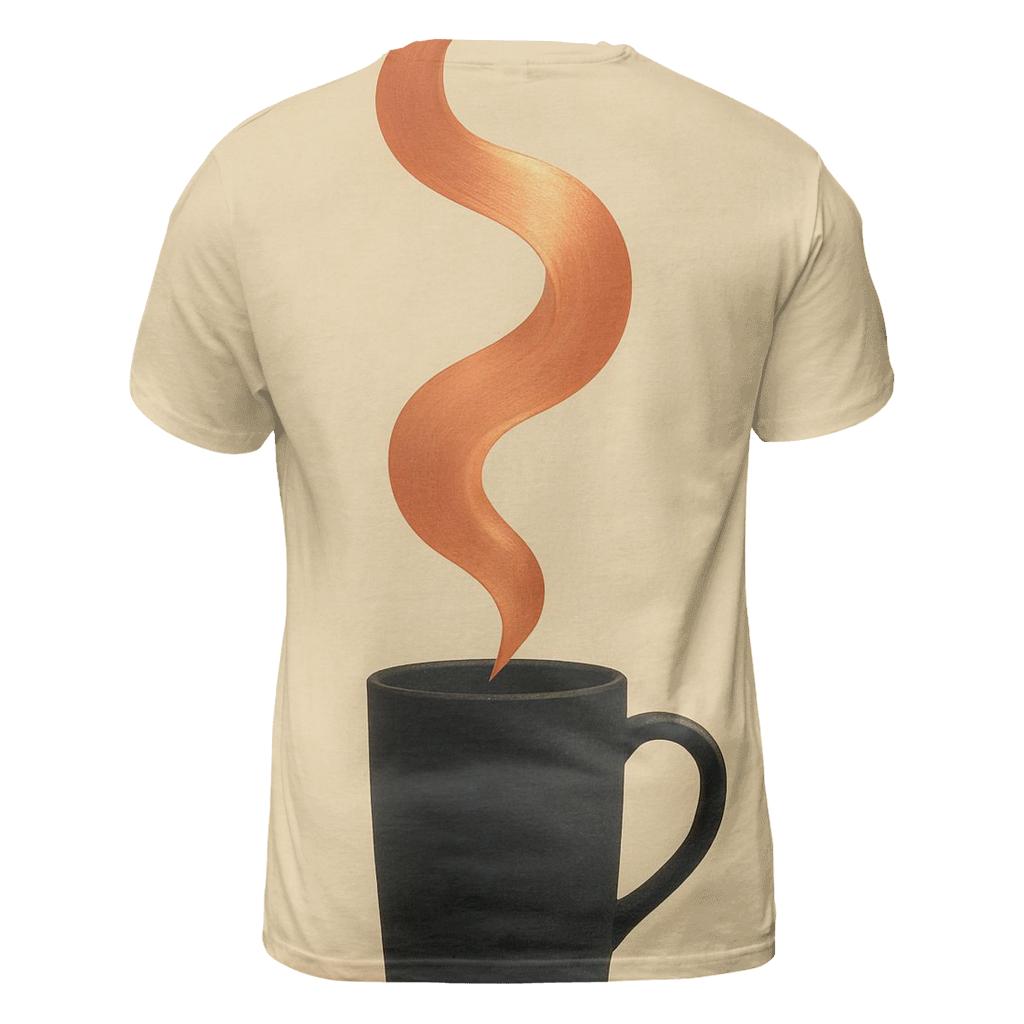 Copper Steam Ribbon unique graphic print tees