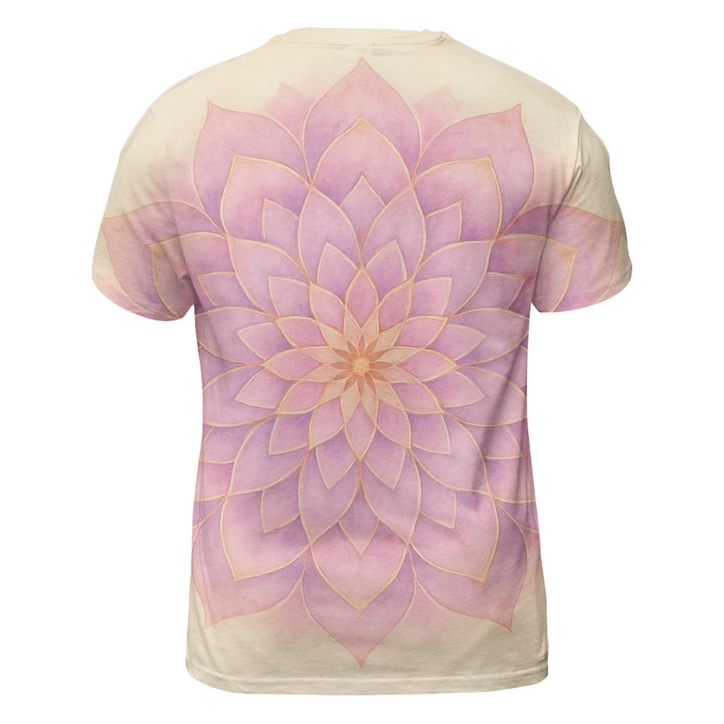 Awakening Petal Mandala unique graphic print tees