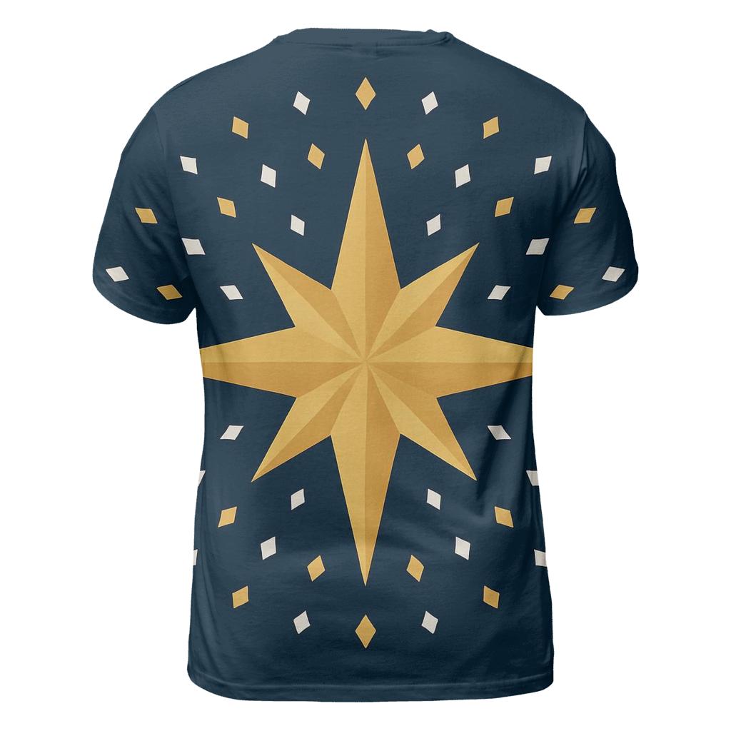 Geometric Nativity Starburst trendy printed shirt styles